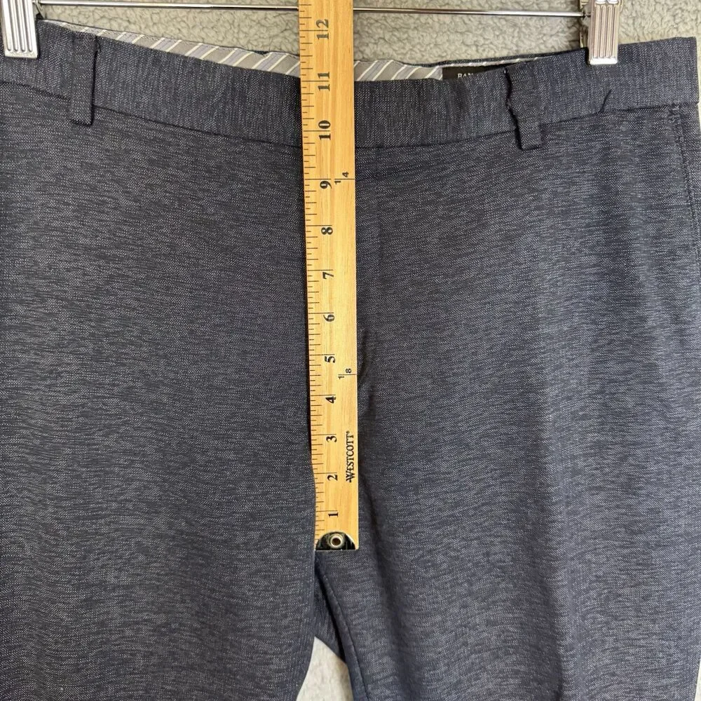Banana Republic Pants Men’s 34x32 Blue‎ Tailored Fit Cotton Dress Flat